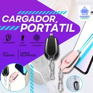CARGADOR PORTÁTIL mini llavero impermeable