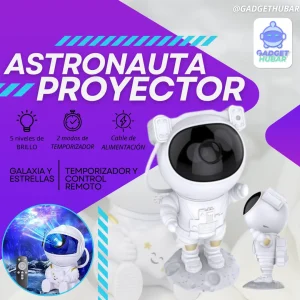 Astronauta Proyector Galaxia Estrellas Lampara Luz